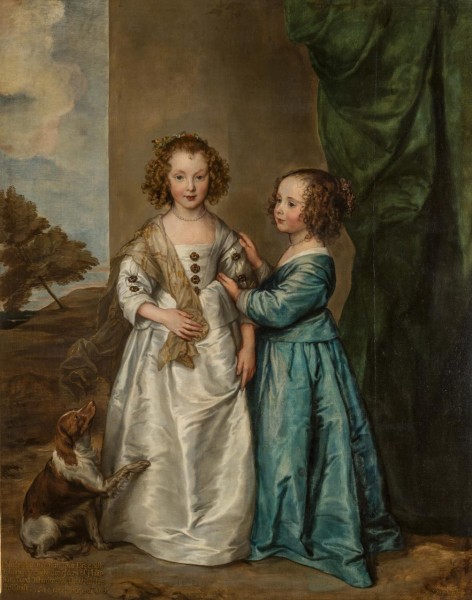 Anthony Van Dyck Portrait of Philadelphia and Elizabeth Wharton