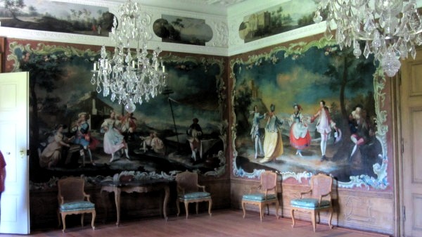 One of 600 paintings in the apartments of Schloss Eggenberg
