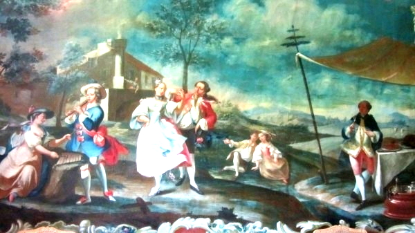 One of 600 paintings in the apartments of Schloss Eggenberg