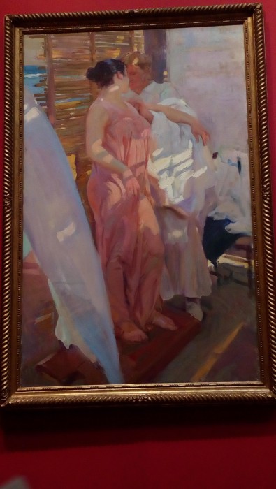 La Bata Rosa, Sorolla