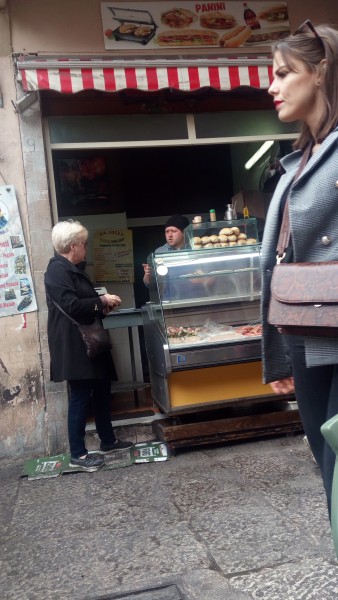 Peg buys sausage