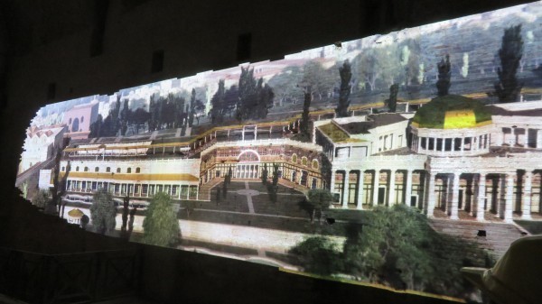 Artist's rendition of portion of Domus Aurea complex