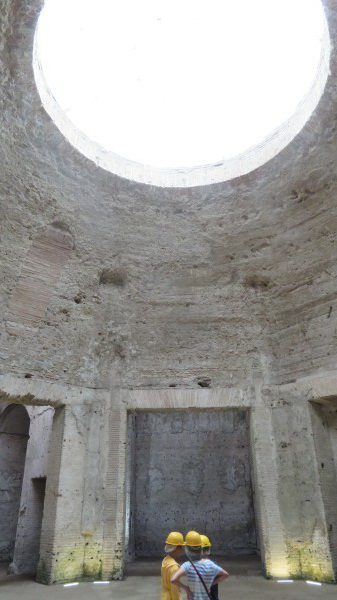 One of the domes galleries of the Domus Aurea