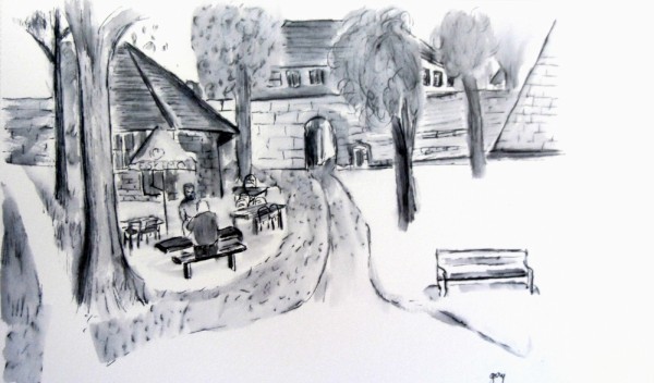 Cafe in Schlossburg Park