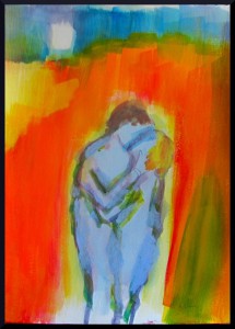 Pareja: Enamorado con Amor (Couple: In Love With Love) III 35 cm x 29.7, 13" x 11.7