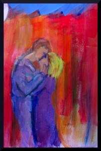 Pareja: Enamorado con Amor (Couple: In Love With Love) 35 cm x 29.7, 13" x 11.7