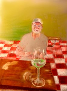 Self Portrait at Wine Fest, Valencia