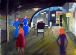 Peg in a Hopper Scene,