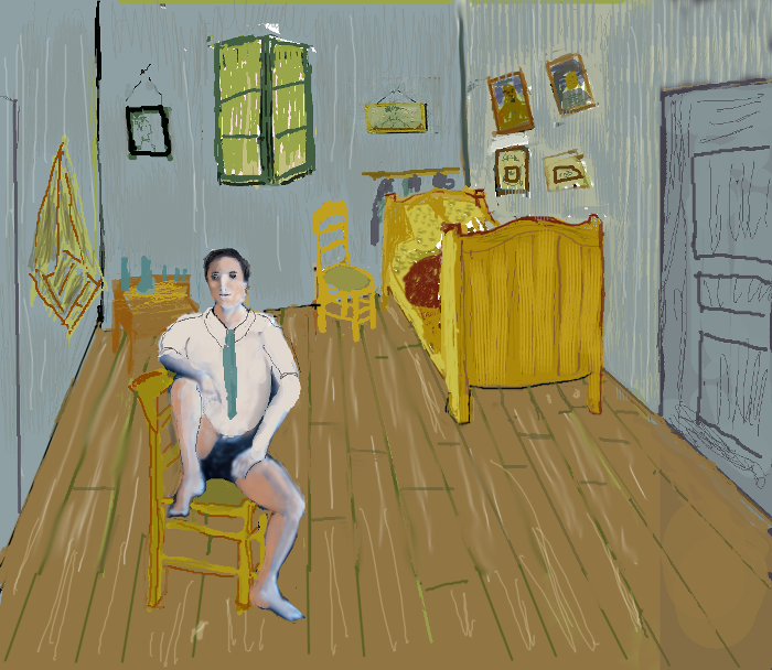 Manuel in Vincent's Room