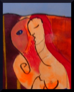 Picasso Vist: Two Women Embrace (detail)