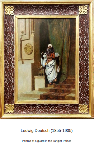 Portrait of Guard in Tangier Palace