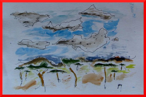 The plains of Tanzania (from the journal I kept)