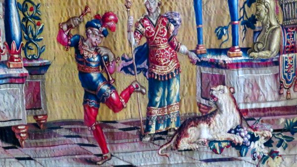 section of tapestry
