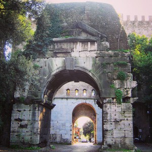 Museum of the Walls), Rome at St Stephens Gate View of both gates