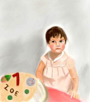 Zoe at 1